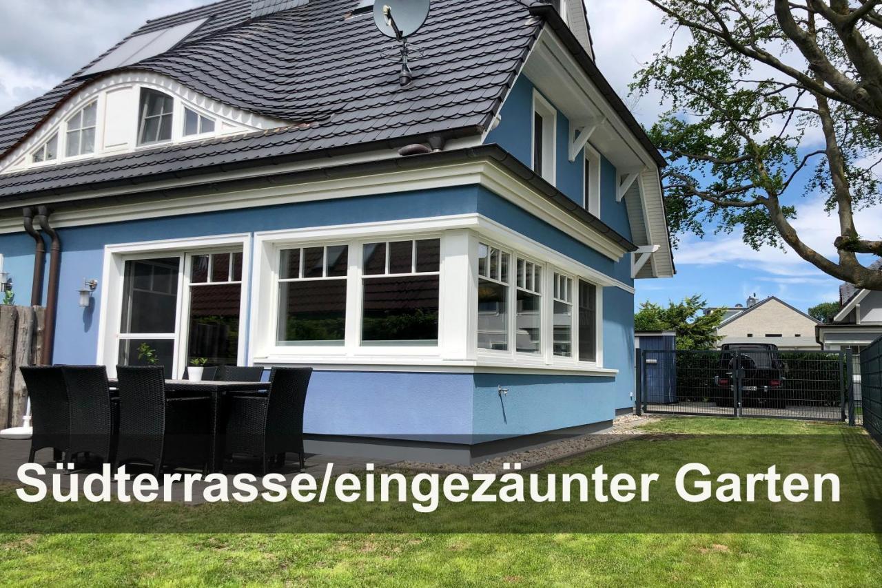Ostseelagune Zingst, Exklusive Dhh, Strandnah, Sauna, Kamin, 3 Sz, 2 Baeder, Glasfaser, Haustierfrei, Garten Mit Suedterrasse, E-Ladesaeule, 2 Stellplaetze, Strandkorb, Fahrradschuppen, Waschmaschine, Trockner, Nichtraucher Exterior photo